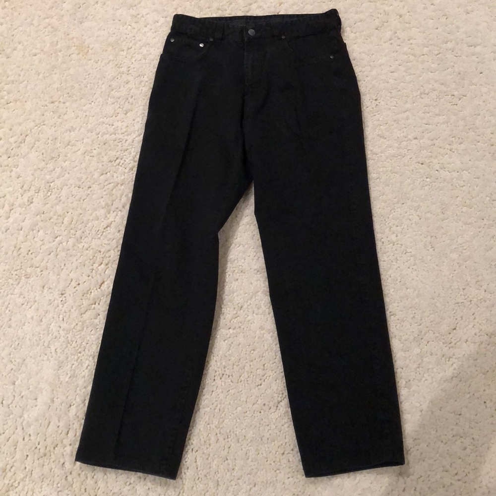 Ermenegildo Zenga Black Khaki Work Pants